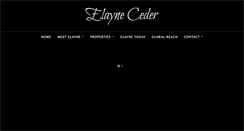 Desktop Screenshot of elayneceder.com